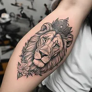 Tatuagem Leão